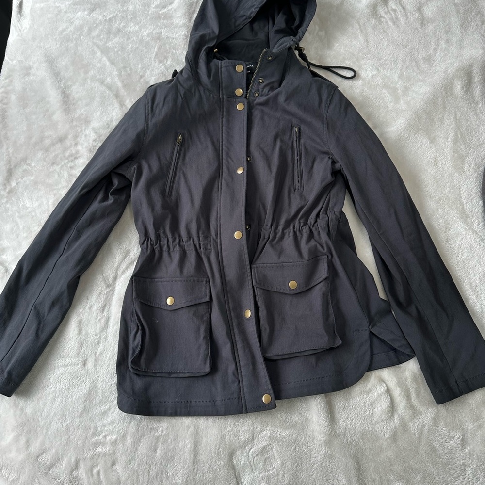 Women's Black Hooded Jacket